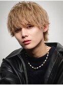 ミルクティーベージュ/ラウンドマッシュ