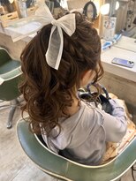 ヘアメイク エンカレッジ(HAIR MAKE encourage)&nbsp;ポニーテールアレンジ　ヘアセット