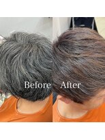 オーリーヘアー(Olliy hair) 白髪ぼかしハイライト_miho
