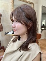ビュートリアム265(BEAUTRIUM 265)&nbsp;◆ミディアムレイヤー/レイヤーカット/銀座/顔周り/ブラウン