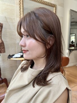 ビュートリアム265(BEAUTRIUM 265) ◆ミディアムレイヤー/レイヤーカット/銀座/顔周り/ブラウン