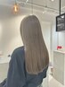 【小原指名限定】カット＋酸性ストレート＋3stepトリートメント　￥22,000