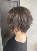 白髪ぼかしナチュラルハイライトカラー