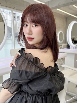 エヌアイ オモテサンドウ(ni omotesando) 憧れ韓国くびれヘア/顔まわりカットレイヤーカット艶髪黒髪