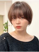 【Say.福岡】ショート×ベージュ×前髪長め×20代30代40代50代