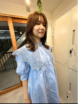 コス(KOS) 【KOS　立川】柔らかセミディ×モカブラウン