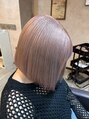 アグ ヘアー シュプ 春日原店(Agu hair sup)&nbsp;ボブスタイル、ペールカラー