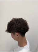 メンズ×マッシュ×ツイスパ