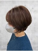 大人ミニボブ大人ショート30代40代50代60代アラフィフ清潔感