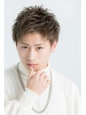 束感ショート　フェザーショート　毛流れ　アップバングk