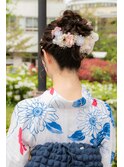 高めアップスタイル