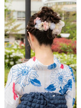 バサラ 池袋店(VASARA) 高めアップスタイル♪着物ヘア/浴衣ヘア/卒業式ヘア/成人式ヘア