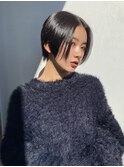 センターパートハンサムショートコンパクトショートくびれ