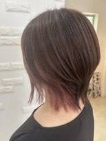 エス ハート オブ ヘアー 名東店(Heart of HAIR)&nbsp;【スタイリスト佐藤】Summer Styleピンクベージュインナーカラー