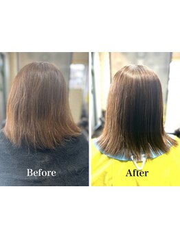 熊本では希少なURUGAMI髪質改善で、ハリ・コシを実感できるうるツヤ髪へ♪