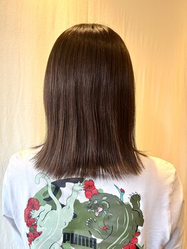 ココカラヘアー ニコ(cococara hair nico) 重めミディアム/切りっぱなしボブ/髪質改善/トリートメント