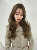 ロングレイヤーザクザクレイヤーハッシュカットワンカール
