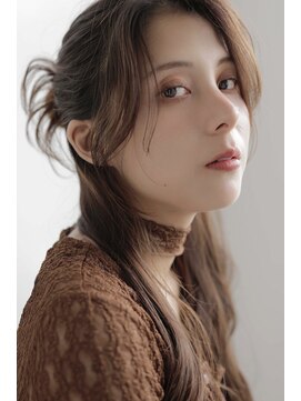 ハーフアップアレンジ