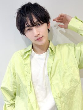 レトン 銀座(leton) サーフカール/フェザーパーマ/マッシュ/センターパート/メンズ