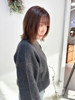 オー(OOO)&nbsp;ウルフボブ×ミルクブラウン◯