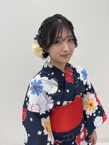ラルガ 城野店(Raruga)&nbsp;浴衣/浴衣ヘアー/ヘアアレンジ/サイドシニヨン