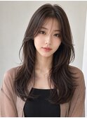 小顔レイヤーロング