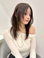 アイトーキョーエス 渋谷(AI TOKYO S)&nbsp;ミルクティーブロンド/ダークブルー/デジタルパーマ/渋谷