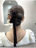 ヘアセット/ヘアアレンジ/カチモリ/夜会巻き/キッズセット