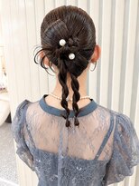 ユイマァル 岡山(YUIMARL) 岡山韓国アレンジ20代30代40代ローポニーカチモリヘアセット