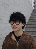 スパイキーショート/ベリーショートメンズ/シャドウパーマ