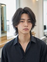 ローム 北花田店(Rome) メンズウルフカットウルフレイヤー韓国風ウルフミディアム