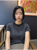 顔周りが可愛いボブ