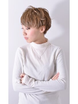 バズ ヘアーメイク(buzz Hair make) [buzz-Hair make] ショート（ミルクティーベージュ）