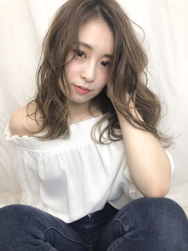 ルノン シェリー(LUNON cheliy) 【LUNON cheliy】ミルクティーベージュ×ゆるふわパーマ