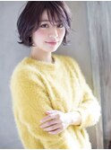 艶と透明感意識したアッシュブラウン♪柔らかおしゃれショート◇