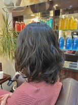 キャラ 池袋本店(CHARA)&nbsp;エアウェーブ×ボタニカルリペアで軟毛さんもゆるふわ♪【貴也】