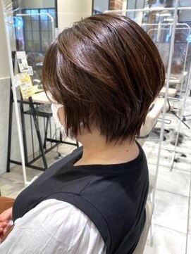 クアトログランシュ ひたちなか店(QUATRO×GranCieux) グレーカラースマートボブ