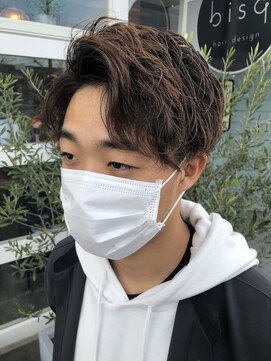 ビスクヘアデザイン(bisq hair design) アップバンクスタイル