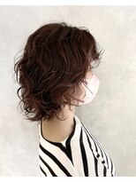 アイディール(:ideal)&nbsp;20代30代40代☆ネオウルフ×パーマスタイルに、ピンクカラー☆