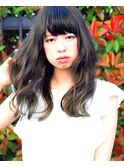☆ マットグレージュ × 無造作 パリジェンヌ風semi-long ☆