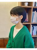 丸みショートボブ
