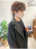 高塚/大人可愛いマッシュショート小顔くせ毛風パーマ20代30代