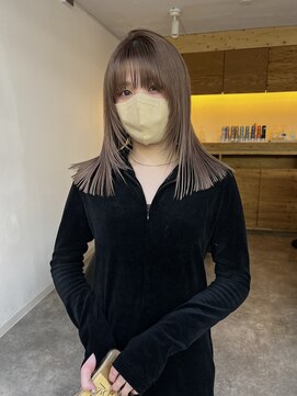 ネルケ 立川(nelke) 顔まわりレイヤー/ベージュ