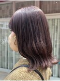 くびれボブ/ピンクベージュ