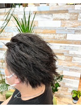 ハウオリ ヘアーワークス(Hauoli hair works) しっかり束間ハードパーマ