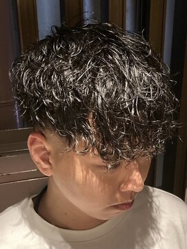 ヒロギンザ 大阪本店(HIRO GINZA) スペインカール×フェード