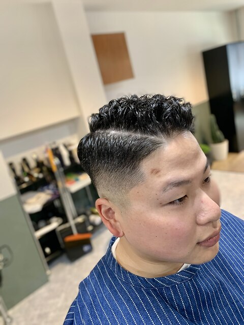 barberスタイル＋イケイケパーマ