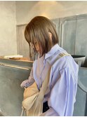【Special OSAKA】ブリーチなしダブルカラー切りっぱなしボブ