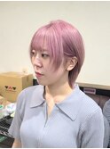 グレージュ/ニュアンスカラー/レイヤー/ショートボブ/池袋