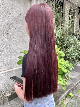 パークレーン アイス イヴェン(park lane ICI yeven) ボルドー　チェリーレッド　ブリーチなし　/akari